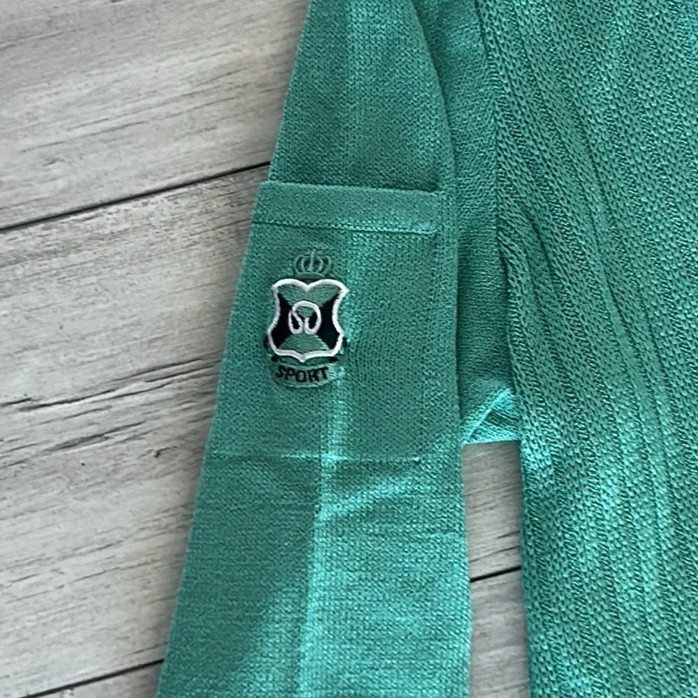 St. John by Marie Gray size small green sweater wool blend